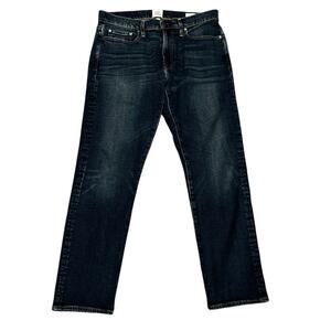 Men's Straight Dark Wash Jeans - Classic Straight Fit